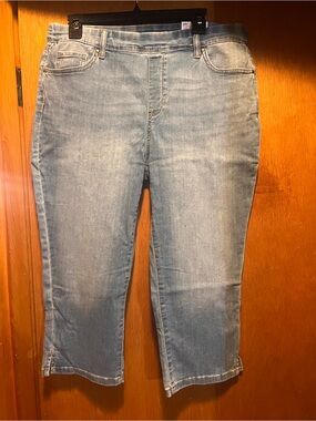 croft & barrow Light Blue Cropped Denim Jeans